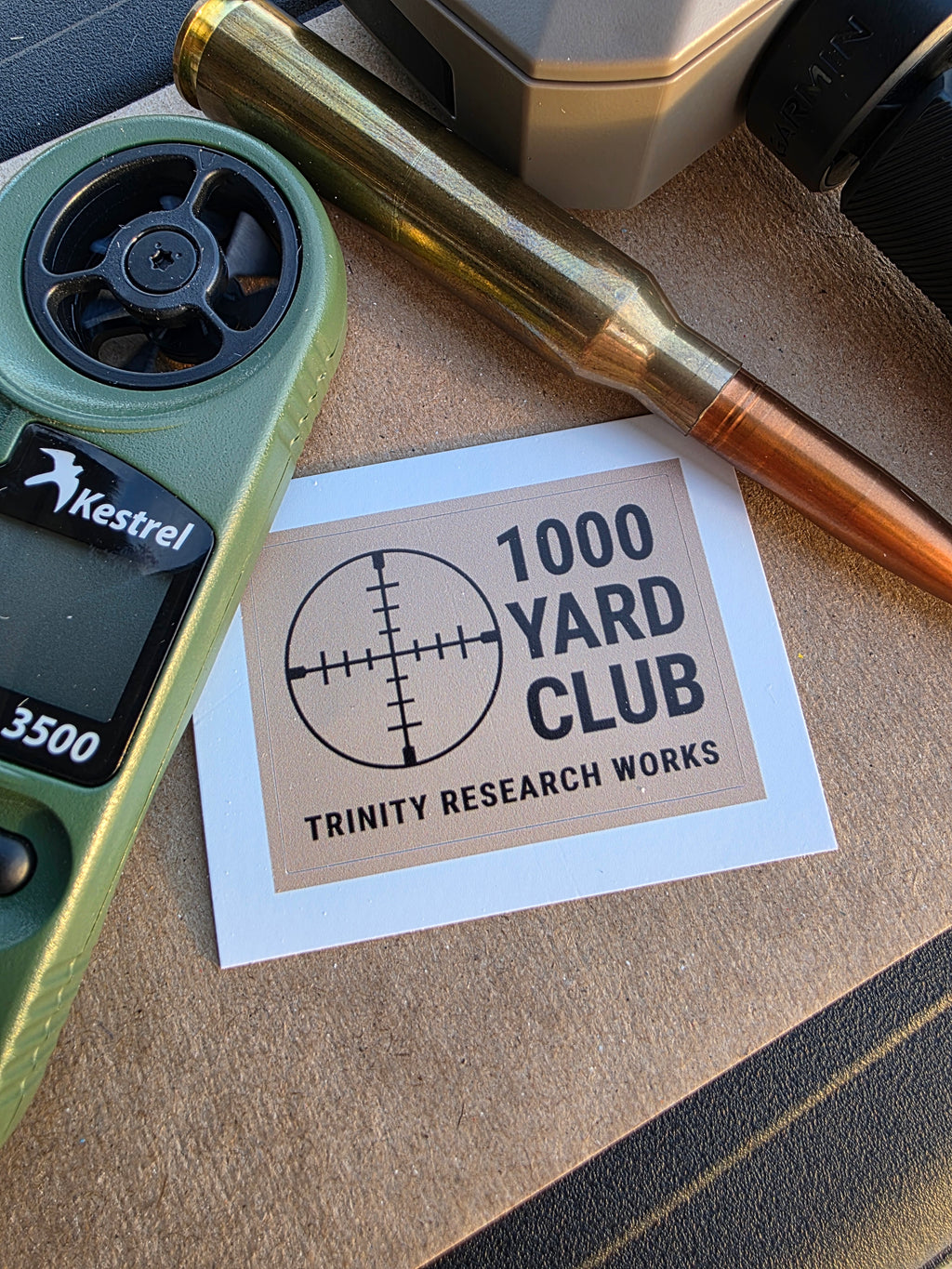1000 Yard Club Sticker 1.5x2