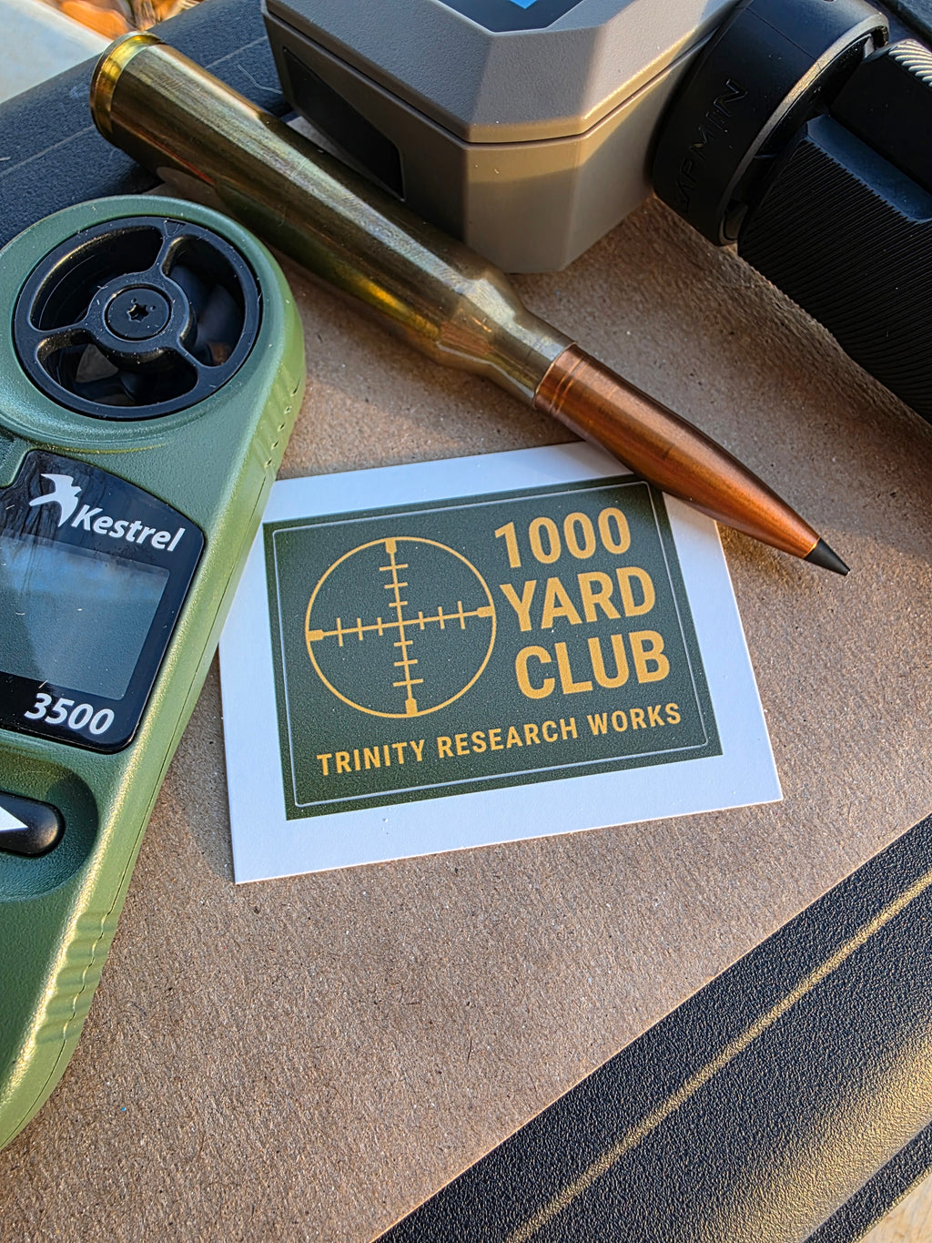 1000 Yard Club Sticker 1.5x2